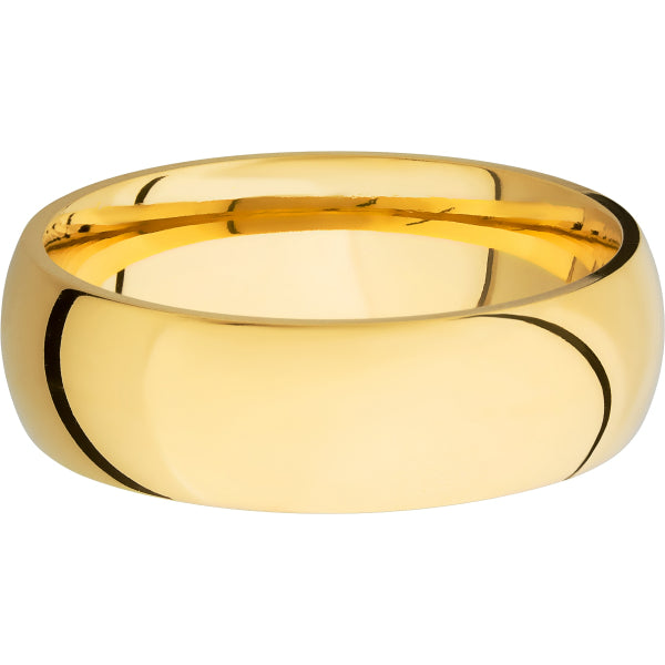 Lashbrook Yellow 14k Gold 7mm Men's Wedding Band