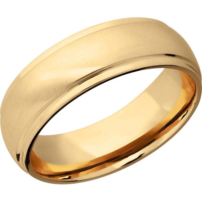 Lashbrook 14k Yellow Gold 7mm Men's Wedding Band