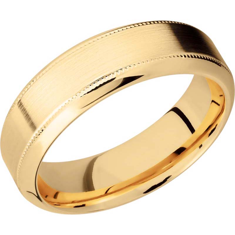 Lashbrook 14k Yellow Gold Men's Wedding Band