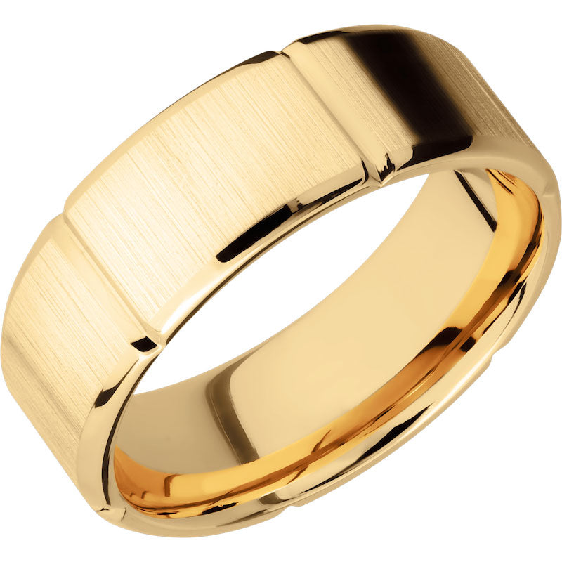 Lashbrook 14k Yellow Gold 8mm Men's Wedding Band