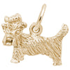 Rembrandt 14k Yellow Gold Dog Yorkshire Charm