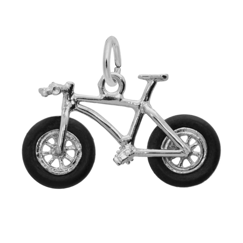 Rembrandt Fat Bike Sterling Silver Pendant