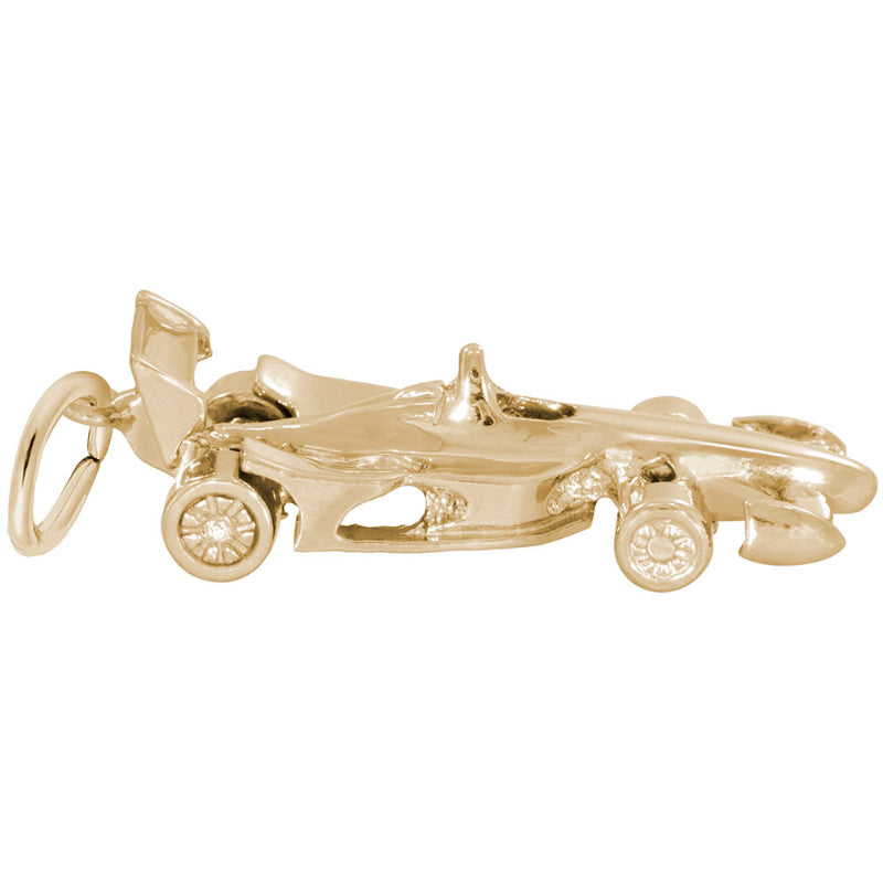 Rembrandt 14k Yellow Gold Modern Open Wheel Race Car