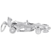 Rembrandt Sterling Silver White Modern Open Wheel Race Car