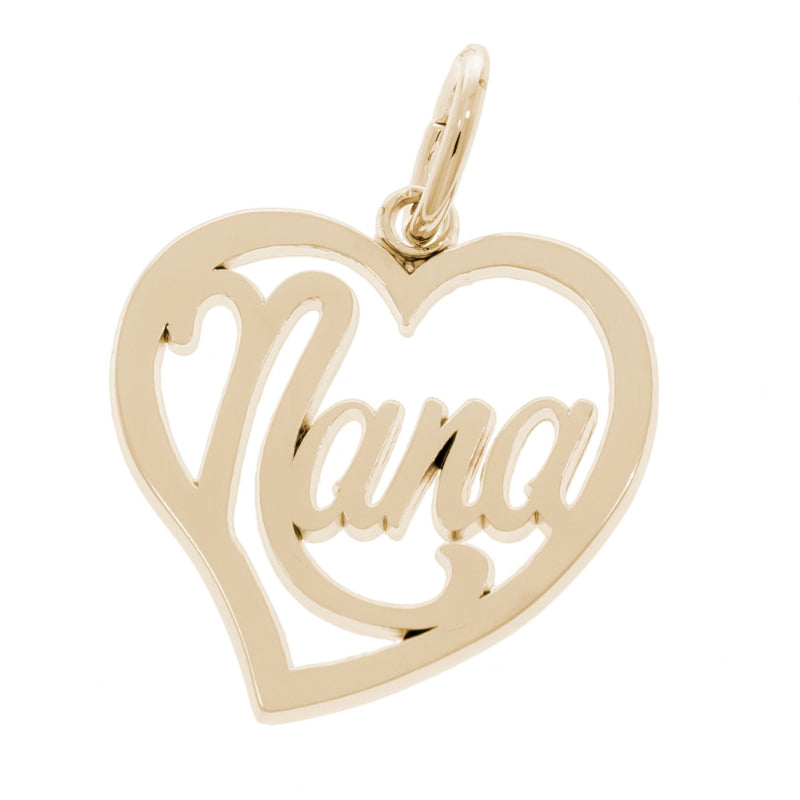 Rembrandt Nana Heart 10k Gold Pendant