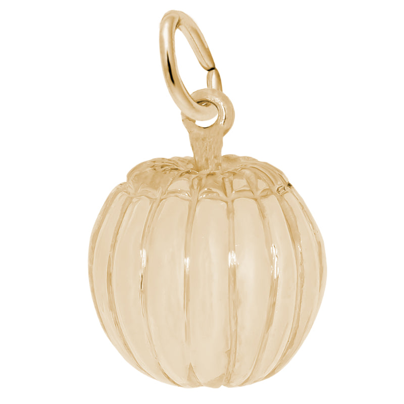 Rembrandt 14k Yellow Gold Pumpkin Charm