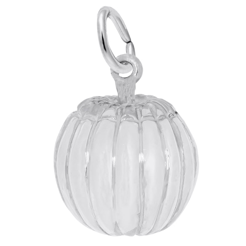 Rembrandt 14k White Gold Pumpkin Charm