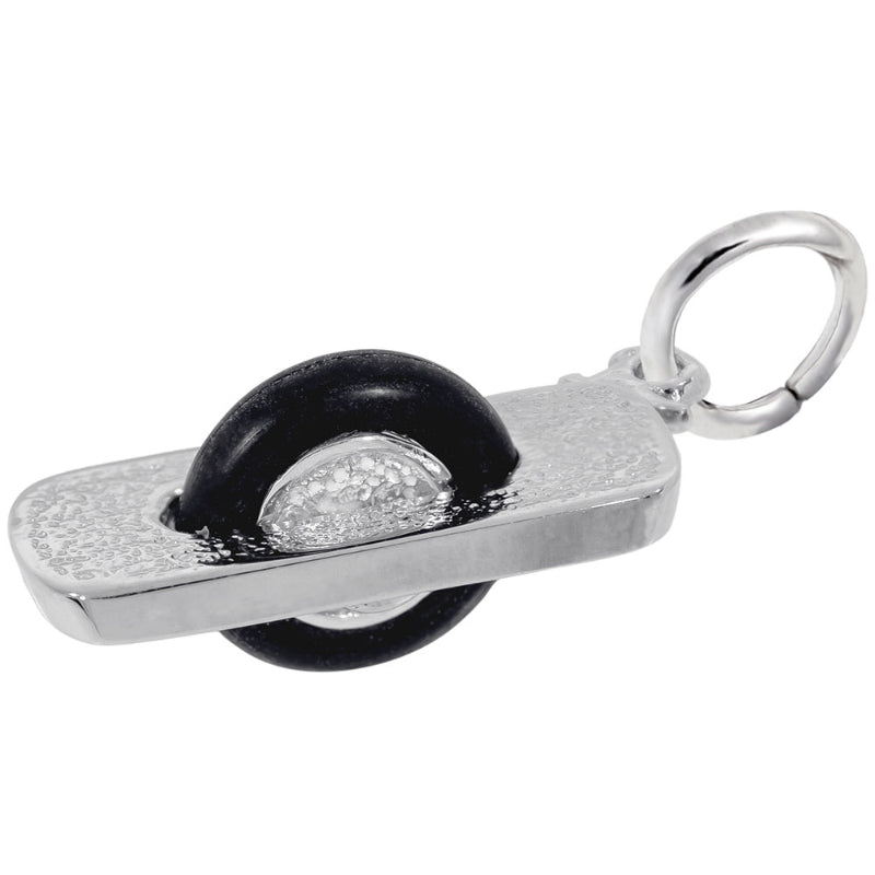Rembrandt 14k White Gold Hoverboard Charm