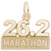 Rembrandt 14k Yellow Gold Marathon Charm