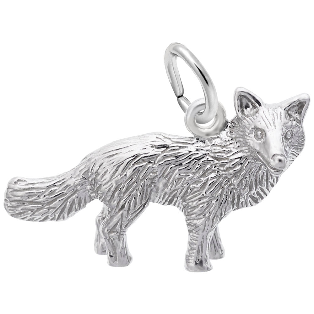 Rembrandt Charms Fox Charm Sterling Silver