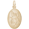 Rembrandt 14k Yellow Gold Guardian Angel Charm