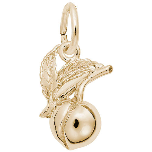 Rembrandt 14k Yellow Gold Peach Charm