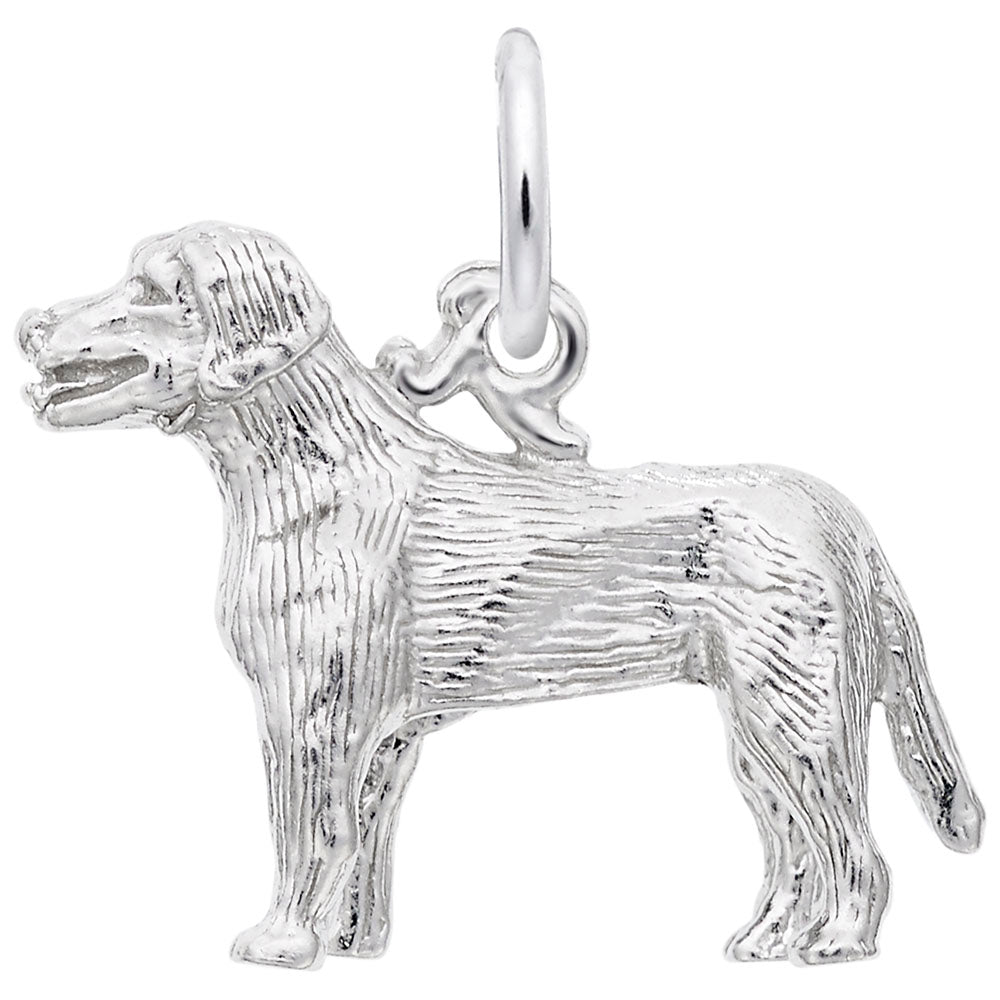 Rembrandt Charms Labrador Retriever Dog Charm Sterling Silver