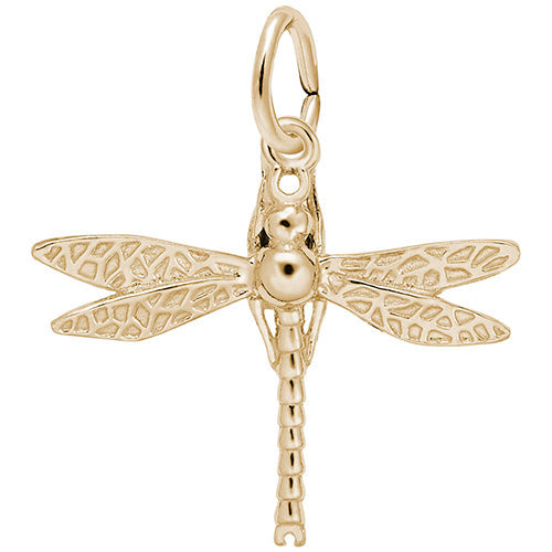 Rembrandt 14k Yellow Gold Dragon Fly Charm