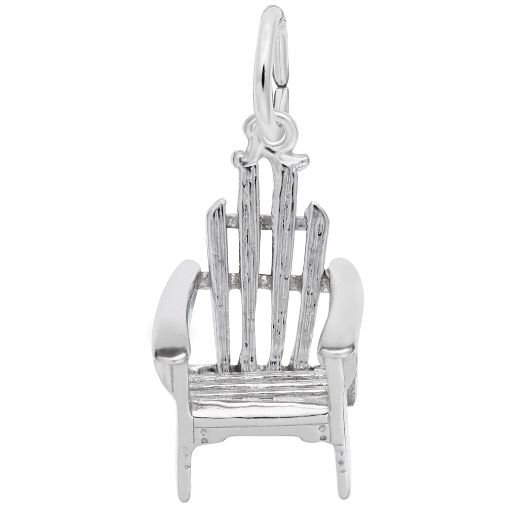 Rembrandt Charms Adirondack Chair Charm Sterling Silver