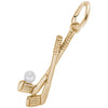 Rembrandt 14k Yellow Gold Golf Clubs Charm