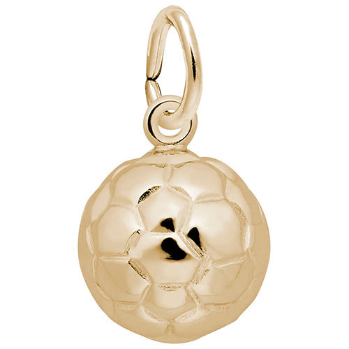 Rembrandt 14k Yellow Gold Soccer Ball Charm