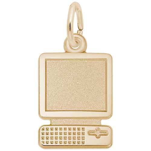 Rembrandt 14k Yellow Gold Computer Charm