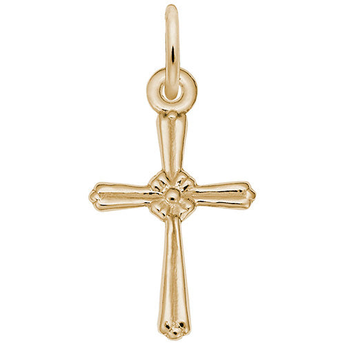 Rembrandt 14k Yellow Gold Cross Charm