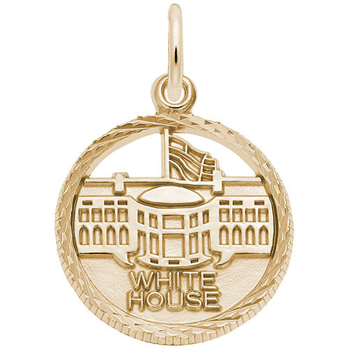 Rembrandt 14k Yellow Gold Whitehouse Charm