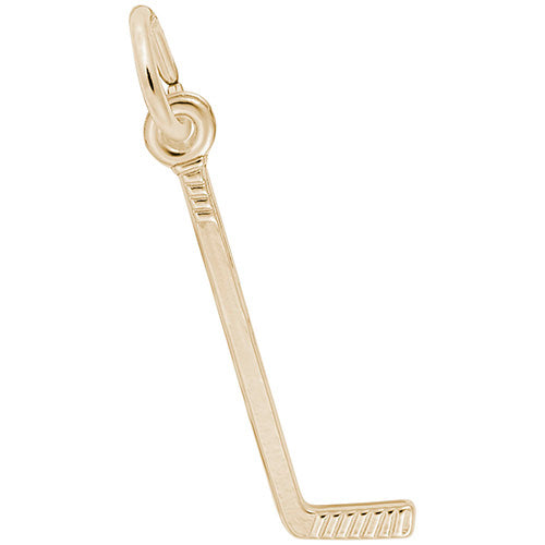 Rembrandt 14k Yellow Gold Hockey Stick Charm