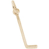 Rembrandt 14k Yellow Gold Hockey Stick Charm