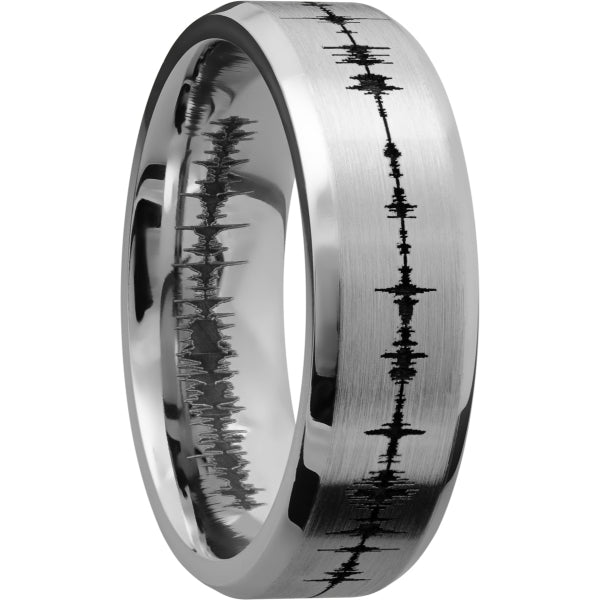 Lashbrook White Cobalt 7mm Men's Wedding Band