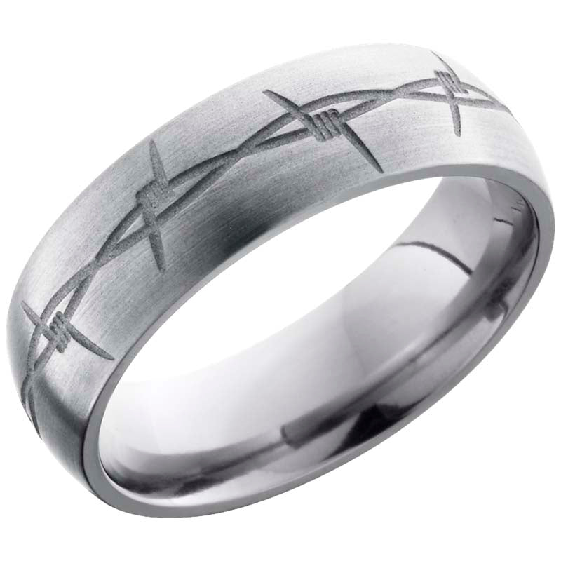 Lashbrook Titanium 7mm Men's Wedding Band