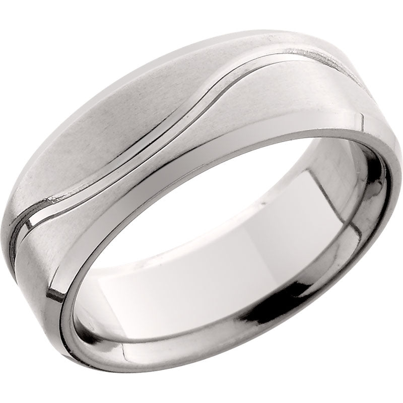 Lashbrook Titanium 8mm Men's Wedding Band