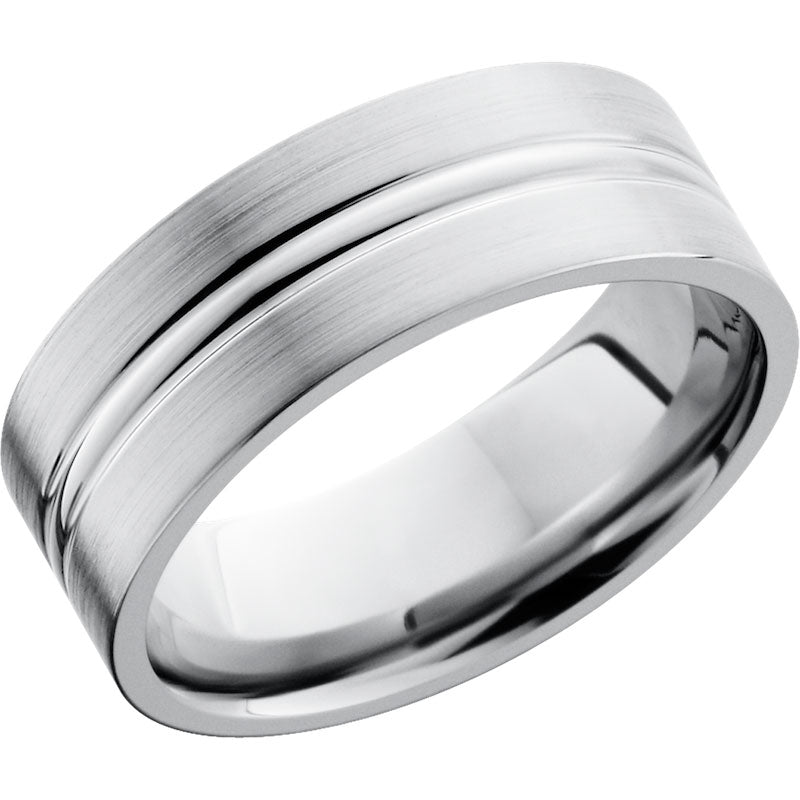 Lashbrook Titanium 8mm Men's Wedding Band