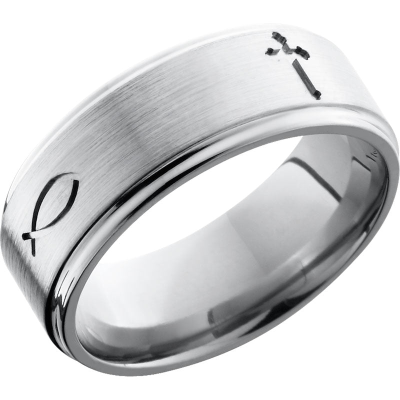 Lashbrook Titanium 8mm Men's Wedding Band