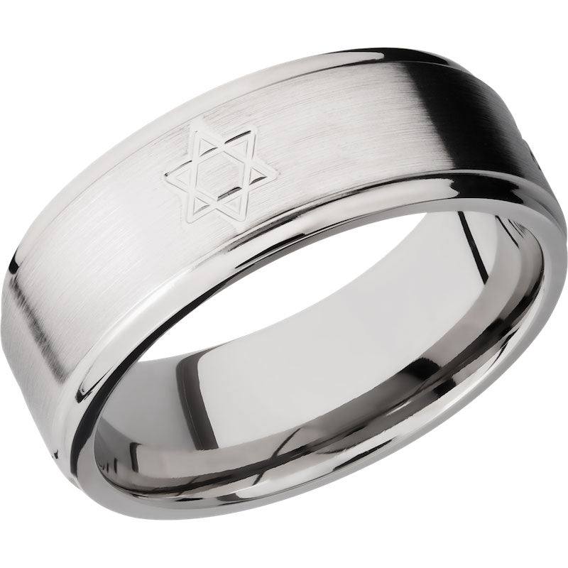 Lashbrook Titanium 8mm Men's Wedding Band