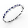 Fana Whimsical Sapphire & Diamond Bangle