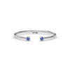 Fana Halo Sapphire and Diamond Bangle