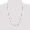 Quality Gold 14K 20 inch 1.1mm Box with Lobster Clasp Chain