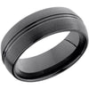 Lashbrook Black Tungsten 8mm Men's Wedding Band