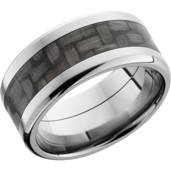 Lashbrook Grey Titanium 10mm Men's Wedding Band