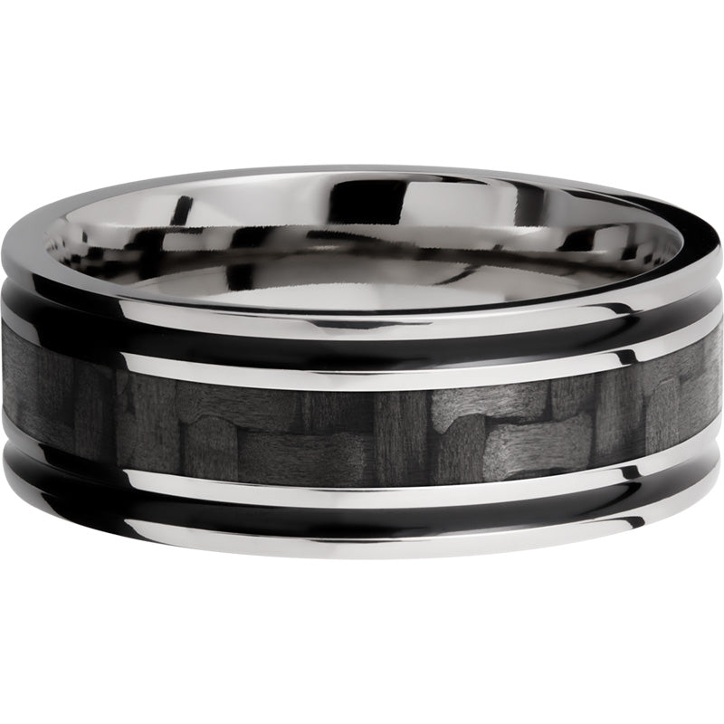 Lashbrook Titanium 8mm Men's Wedding Band