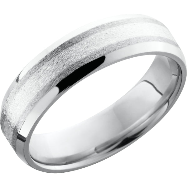 Lashbrook White Cobalt 6mm Men's Wedding Band
