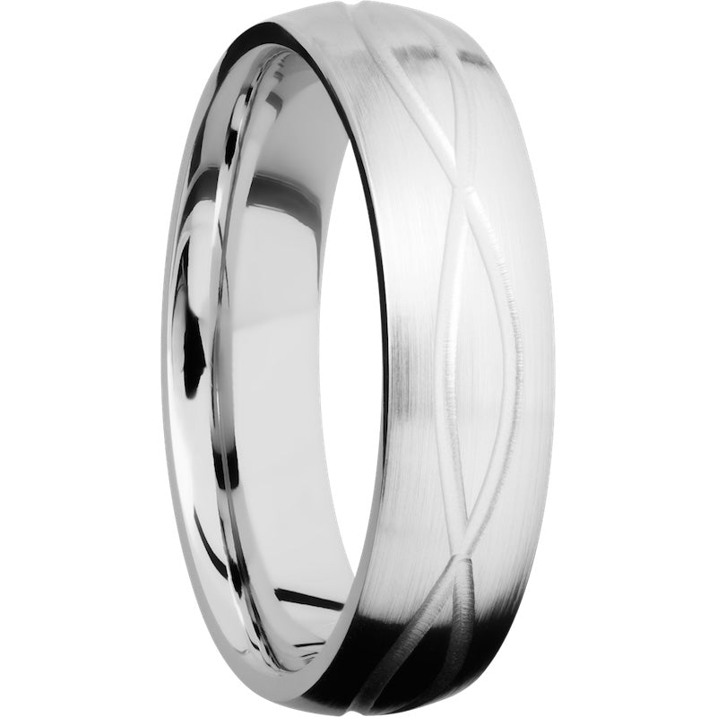 Lashbrook Cobalt Chrome 6mm Men's Wedding Band