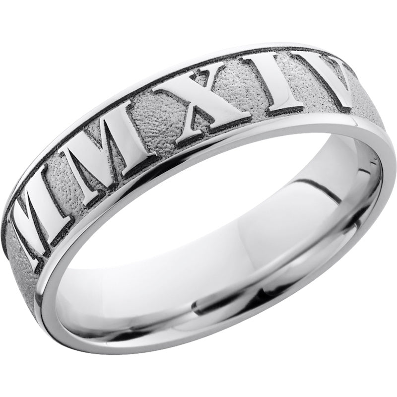 Lashbrook Cobalt Chrome 6mm Men's Wedding Band