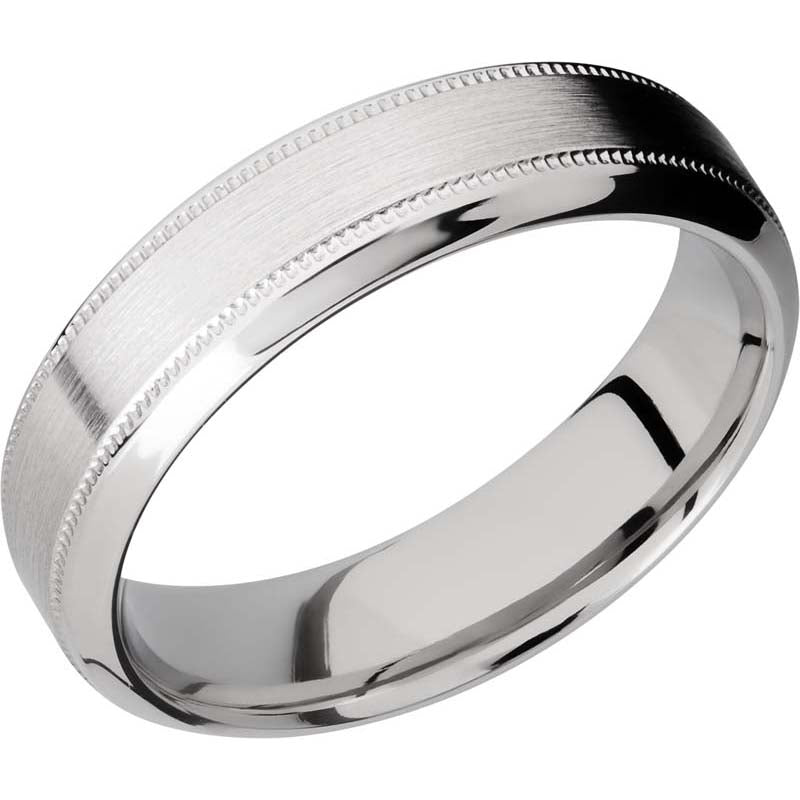 Lashbrook Cobalt Chrome 6mm Men's Wedding Band