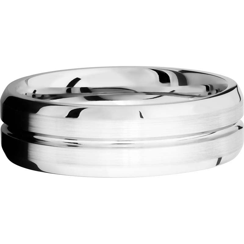 Lashbrook Cobalt Chrome 7mm Men's Wedding Band