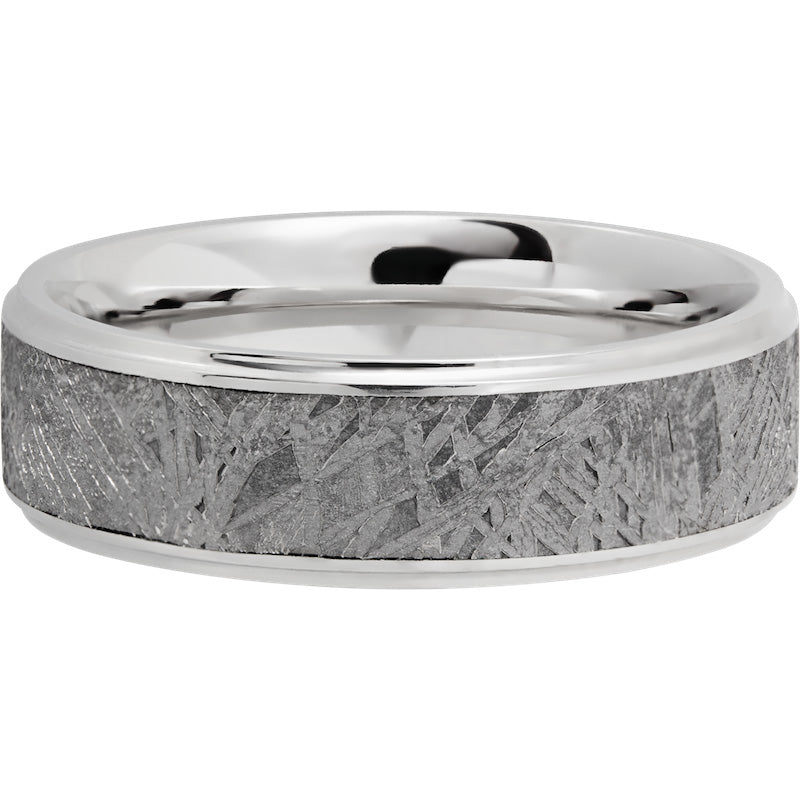 Lashbrook Cobalt Chrome Meteorite 7mm Men's Wedding Band