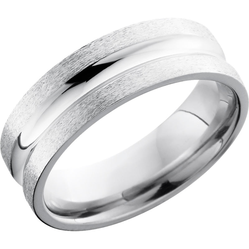 Lashbrook Cobalt Chrome 7mm Men's Wedding Band