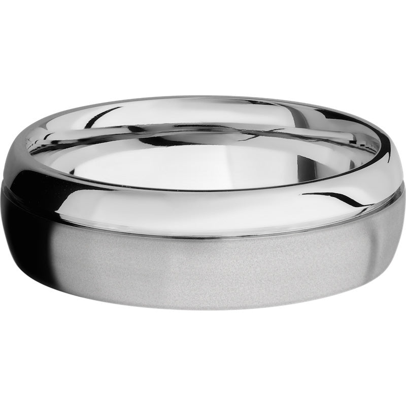 Lashbrook Cobalt Chrome 7mm Men's Wedding Band