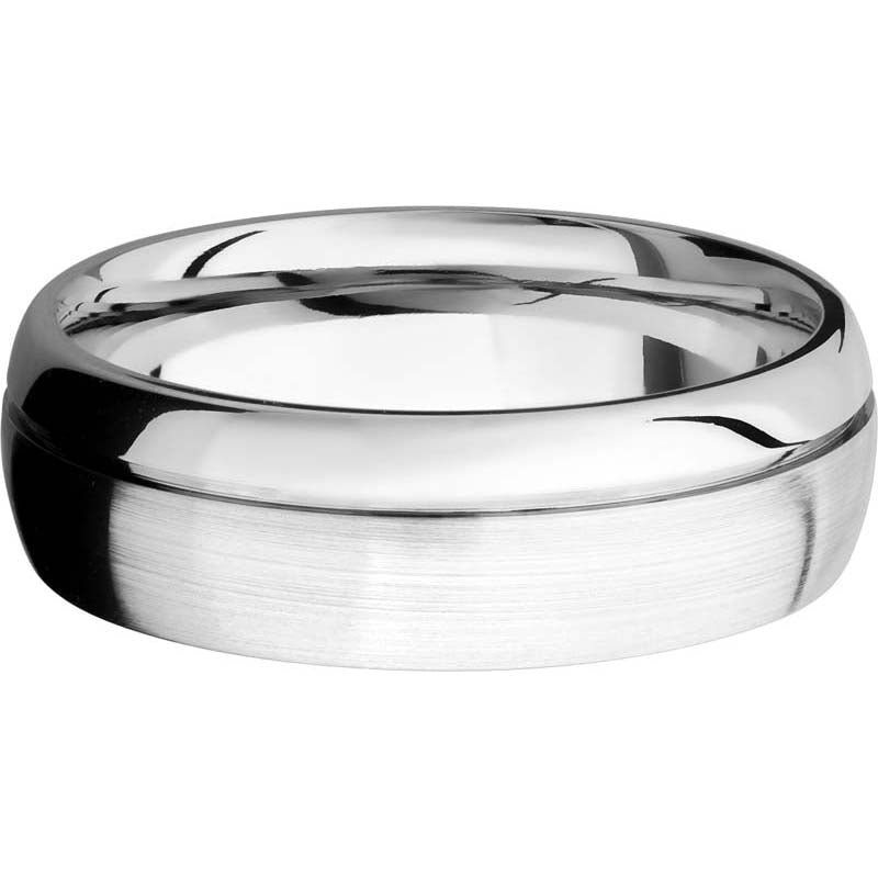 Lashbrook Cobalt Chrome 7mm Men's Wedding Band