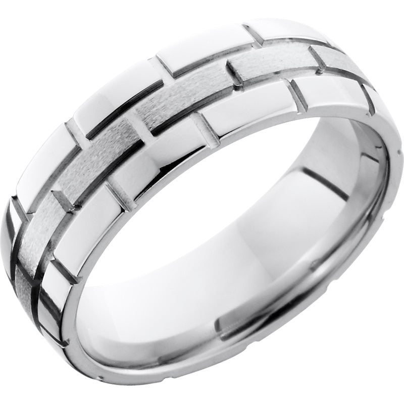 Lashbrook Cobalt Chrome 7mm Men's Wedding Band