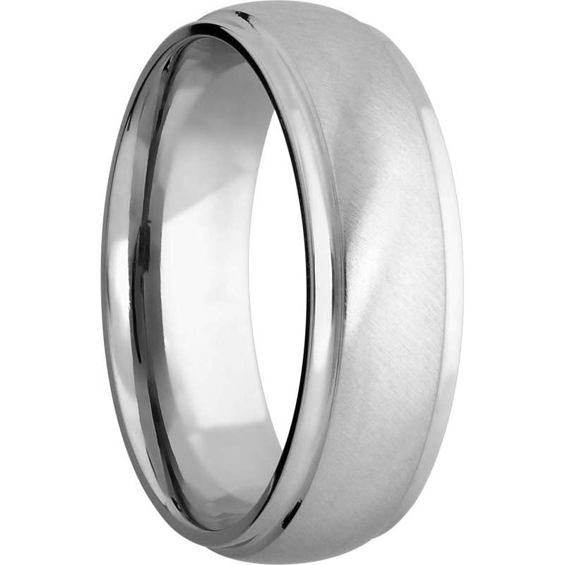 Lashbrook Cobalt Chrome 7mm Men's Wedding Band