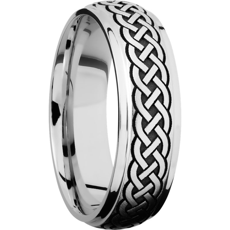 Lashbrook Cobalt Chrome 7mm Men's Wedding Band